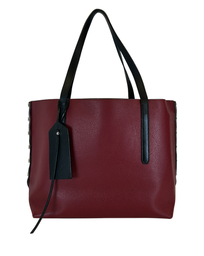 Tote Hobo, 390&euro;, Bolso, Negro/Rojo, Animal - Piel, Vista frontal